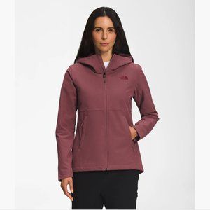 North Face Soft Shelled Zip Up Hoodie Jacket